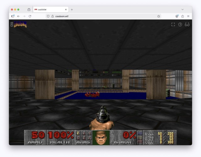 Голландский программист воссоздал Doom целиком на CSS и HTML без графического движка