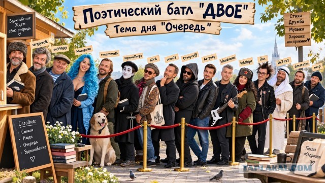 Двое, поэтический батл
