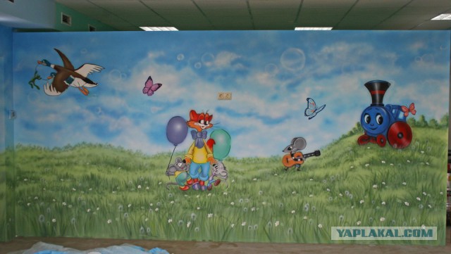 Роспись детского центра