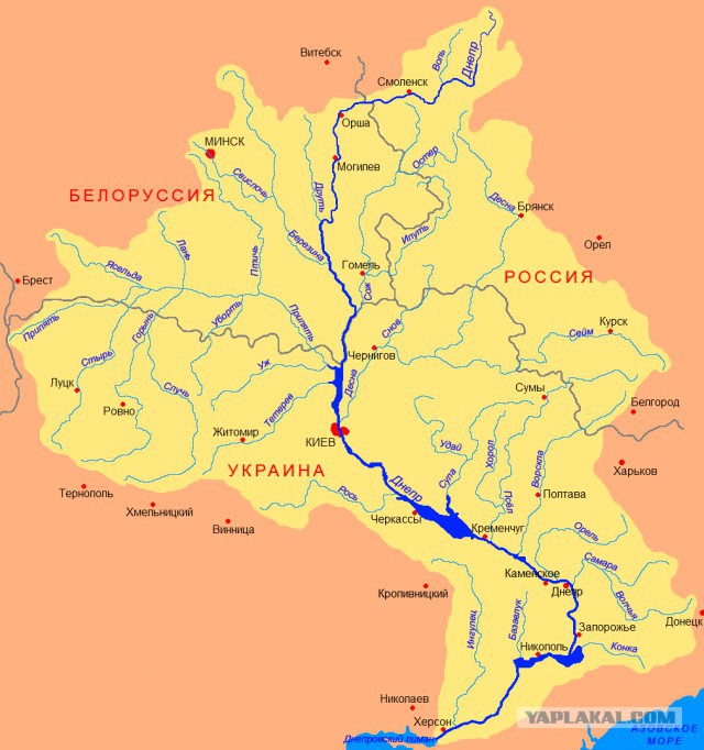 Украина возвела дамбу для блокирования подачи воды в Крым