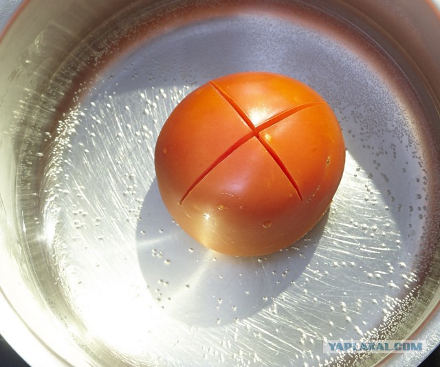 Китайский суп из помидоров с яйцом
