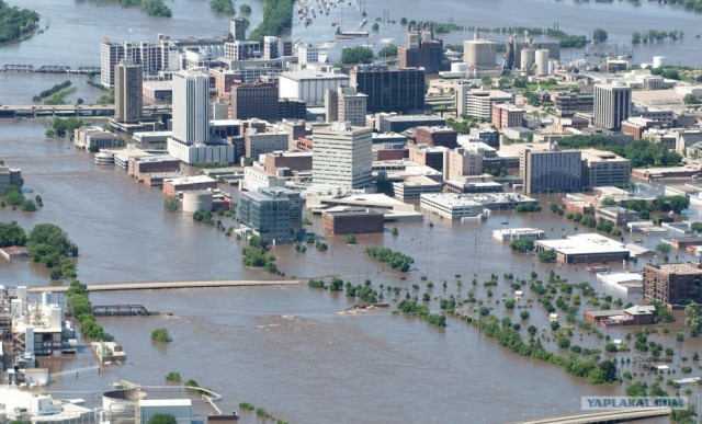 Наводнение в Айове.