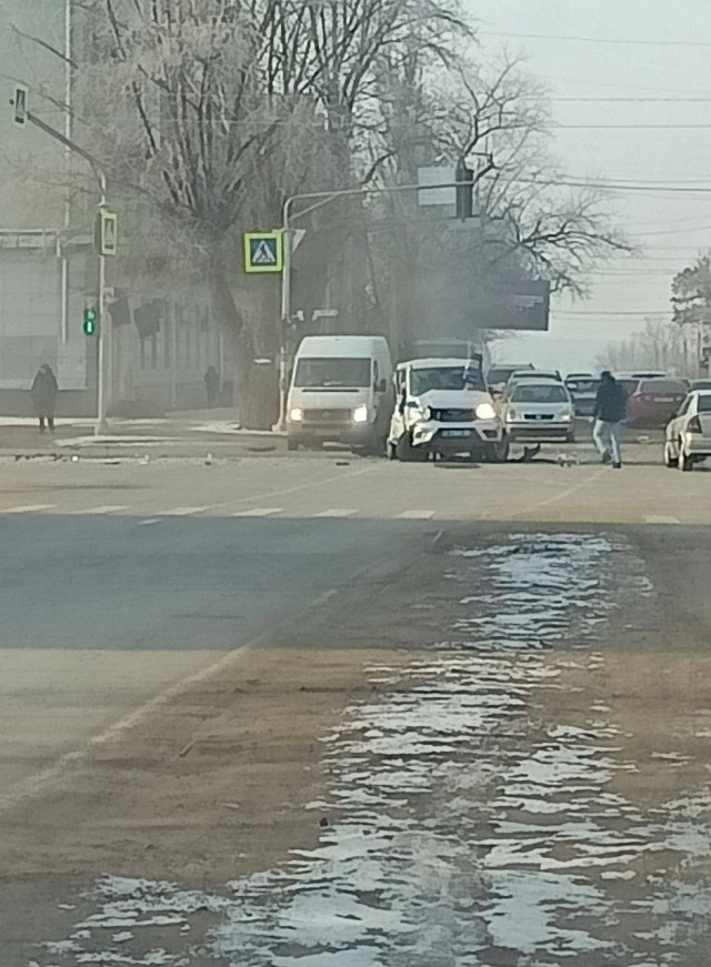 Жёсткое ДТП в Луганске