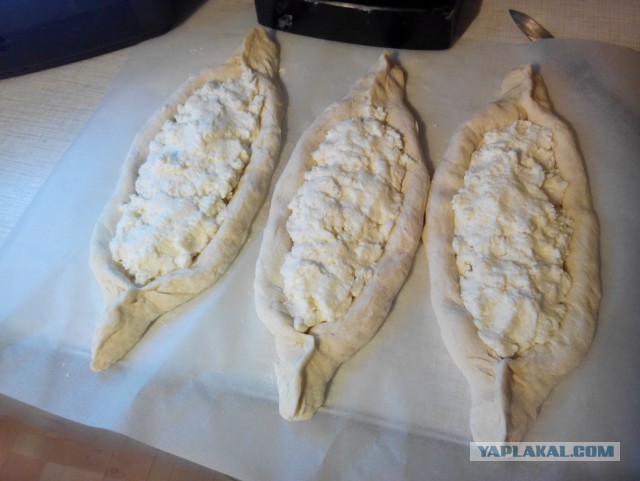Хачапури по-аджарски, Кулинарный этюд
