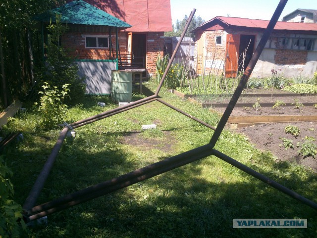 Очередное рукожопство дачных качалей