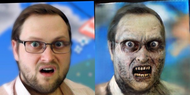 Make Me A Zombie! Нейросеть превратит Вас в зомби