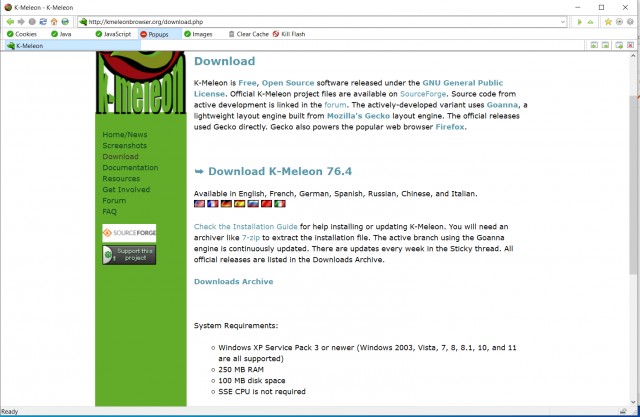 Два браузера для Windows XP