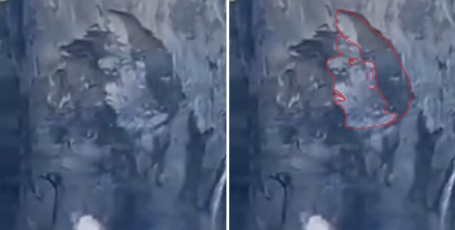 Кусок скалы отломился и рухнул во французских Альпах