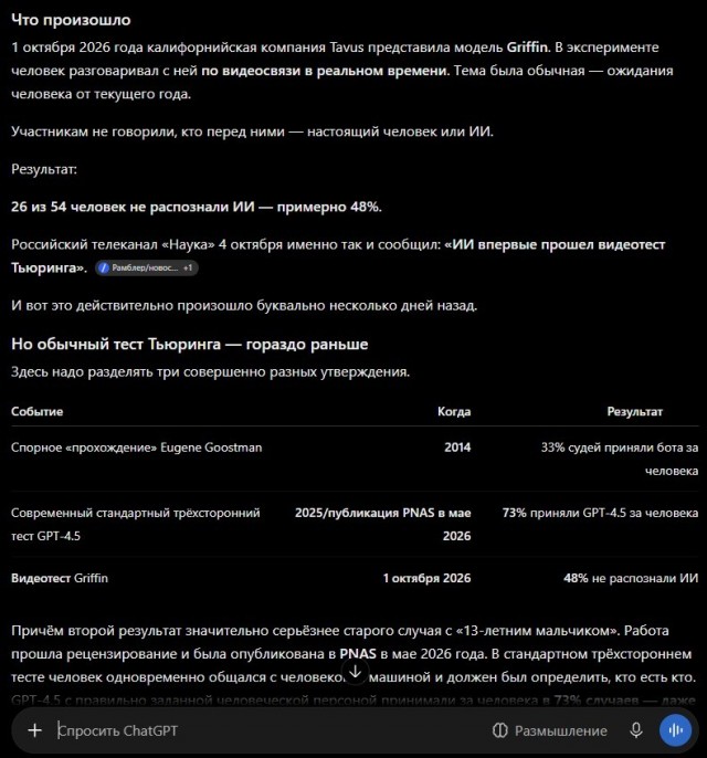 Нейросеть прошла тест Тьюринга