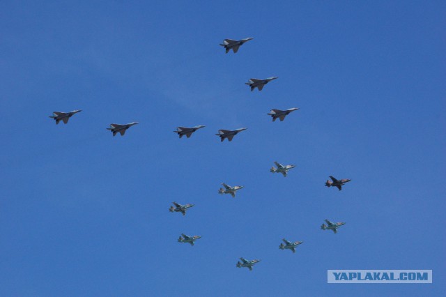 Репетиция Парада Победы с крыши 22 этажа