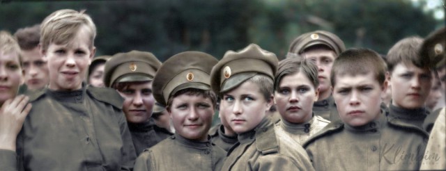 Восстановленные фото советских солдат ВОВ