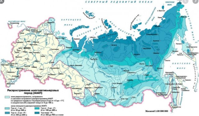 Карта России, разделенная на три части с примерно равным населением, на 2019 год