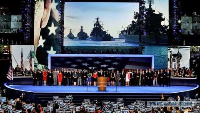 "Петр Великий" на грузовике ВМС США