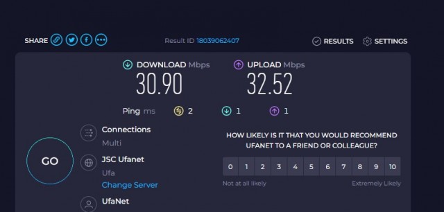 Роскомнадзор заблокировал в РФ сервис по замеру скорости интернета Speedtest