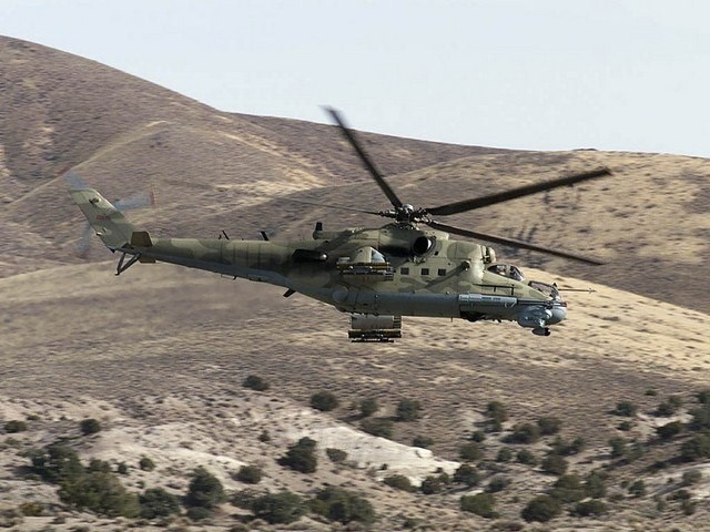 Сбит Армянский вертолет