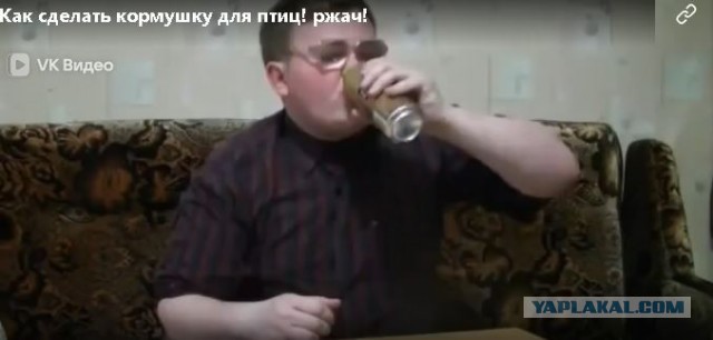 Купил прикольную кормушку...