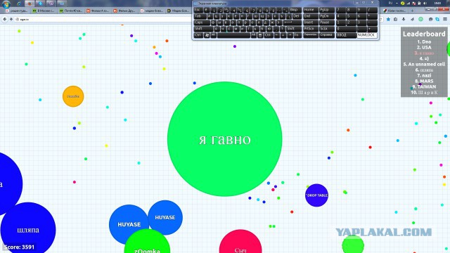 Симулятор жизни: agar.io