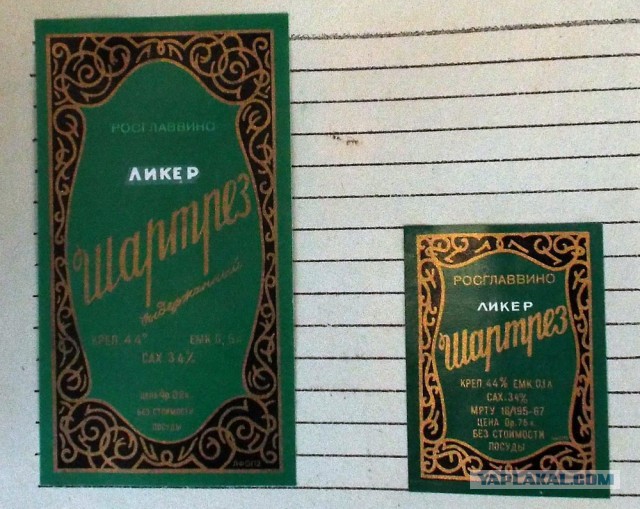 Алкоголь времен СССР