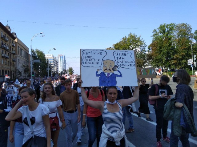 В 14-00 в Минске начнется марш несогласных с итогами выборов