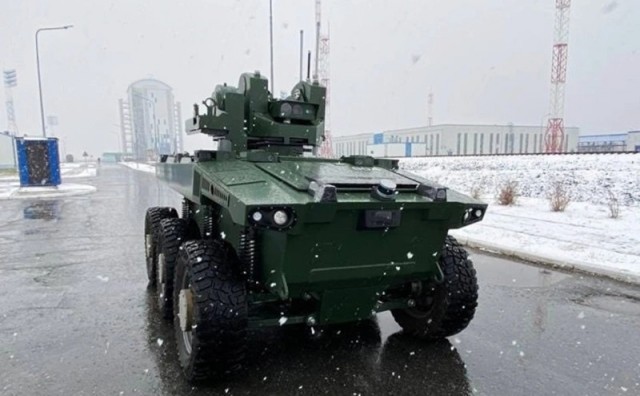 Рогозин анонсировал испытание на Украине боевого робота «Маркер»