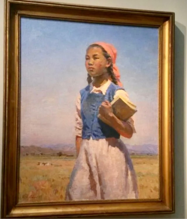 Картина «Первый успех» 1954 год. Петр Оборин