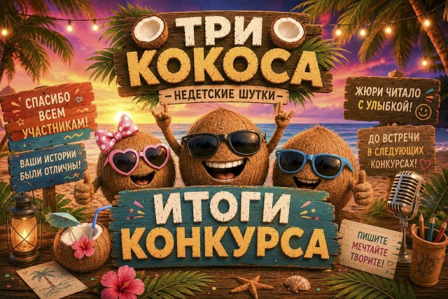 Конкурс Три КОКОСА «Недетские шутки» — итоги