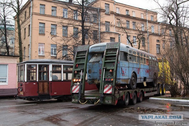 Автобус ЗиС-154 - новый экспонат Музея Электрическ