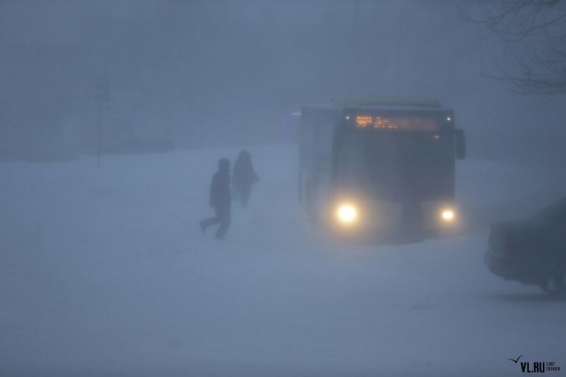 Владивосток заснеженный