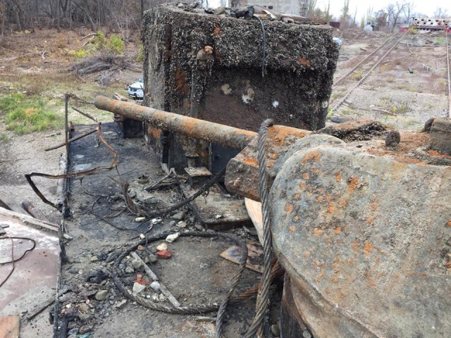 На борту поднятого бронекатера БК-31 найдено большое количество оружия