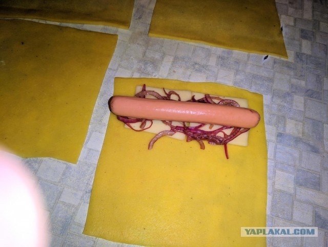 Ночной дожор, макарошки с сосиской!