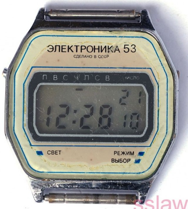 Рекламный постер минского часового завода «Электроника», 1983 год