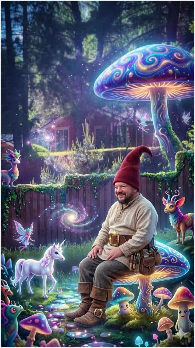 Сел на пенёк - но косарь вроде не должен...