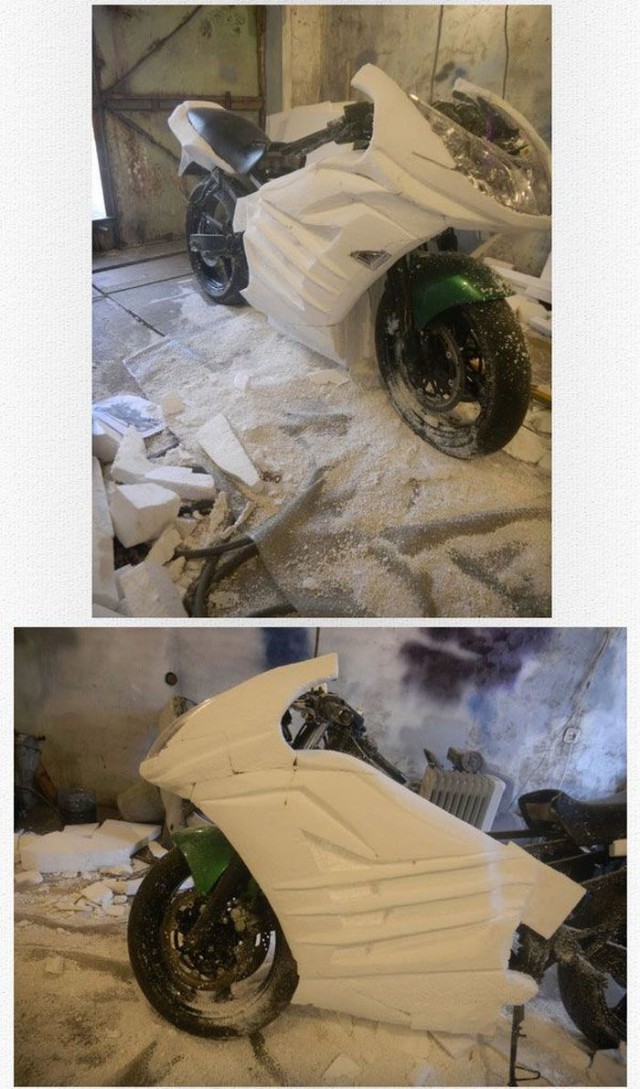 Новый обвес для мотоцикла своими руками