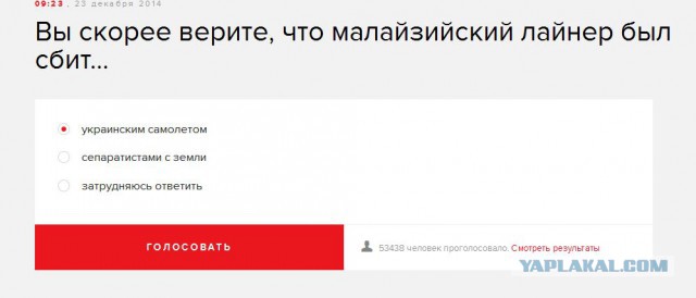 На сайте "Эхо Москвы" объявлено голосование