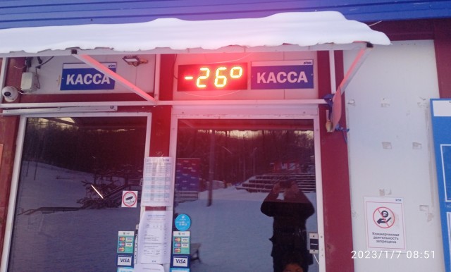 Что то зябко, а как у вас?