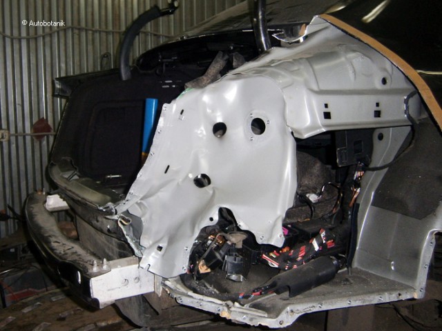 "Поцелуй" гармошкой у бензобака