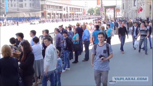 Поездка с сыном в Москву на 9 мая