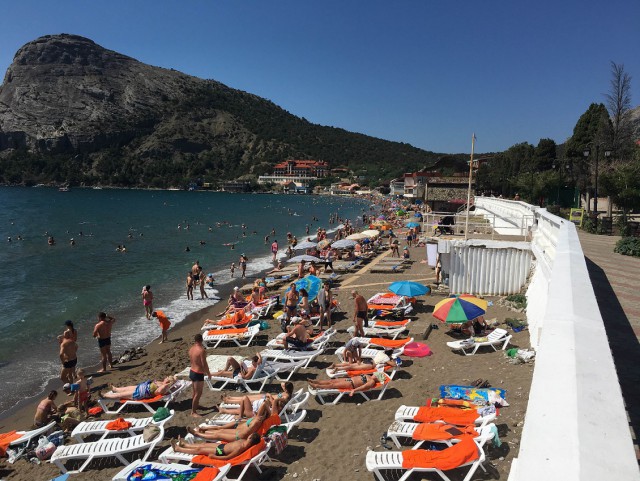 О посещаемости пляжей в Крыму