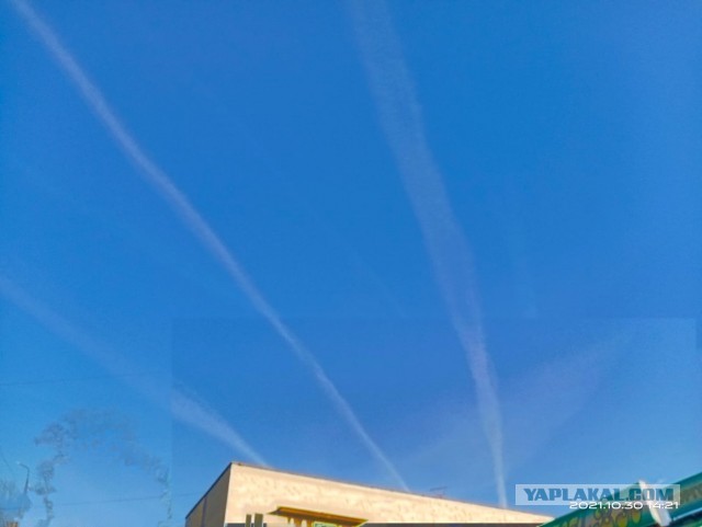 Помощник дежурного в ФСБ по Новосибирской области принимает жалобу на полосы от самолетов в небе