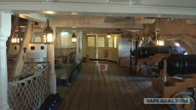 Посещение HMS Victory в г. Портсмут, Великобритания