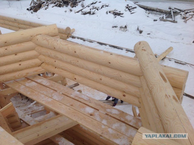 Строительство дома на даче