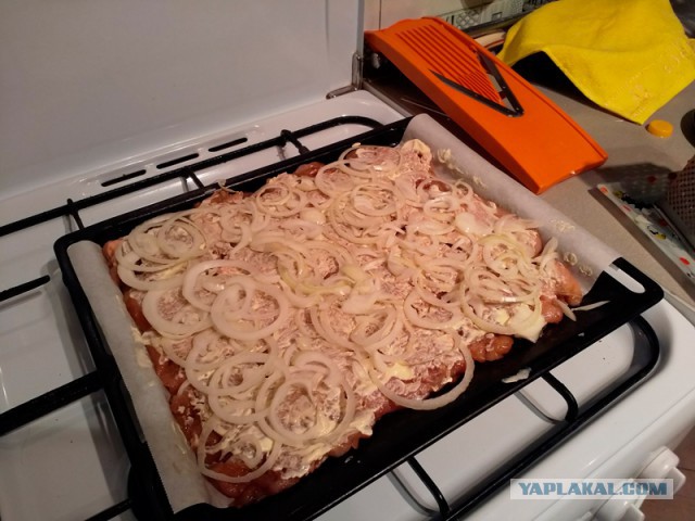 Куриная отбивная с ананасом
