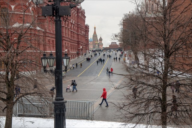 Прогулка по Москве, февраль