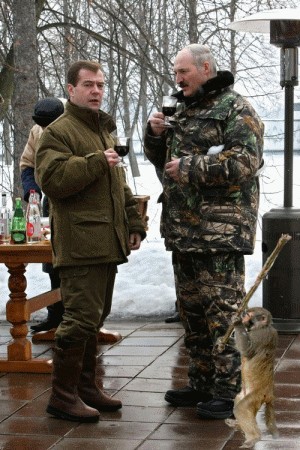 Медведев и Лукашенко
