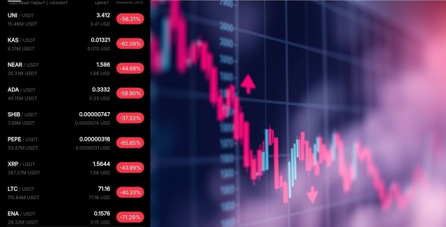 Чёрная пятница на крипторынке: Монеты рухнули на 50-82%