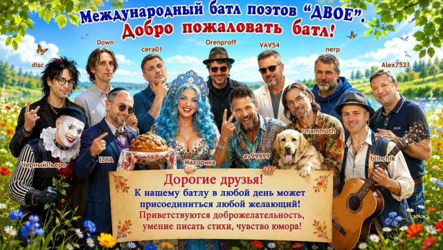 Двое, поэтический батл