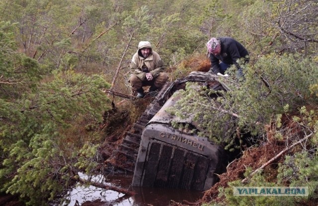 В Тверской области подняли артиллерийский тягач