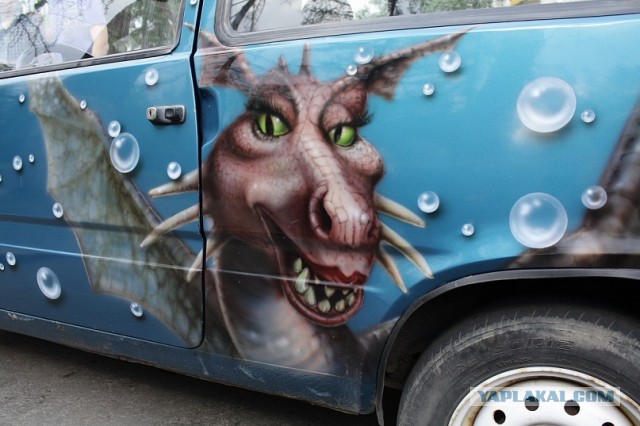 Прикольная  аэрография