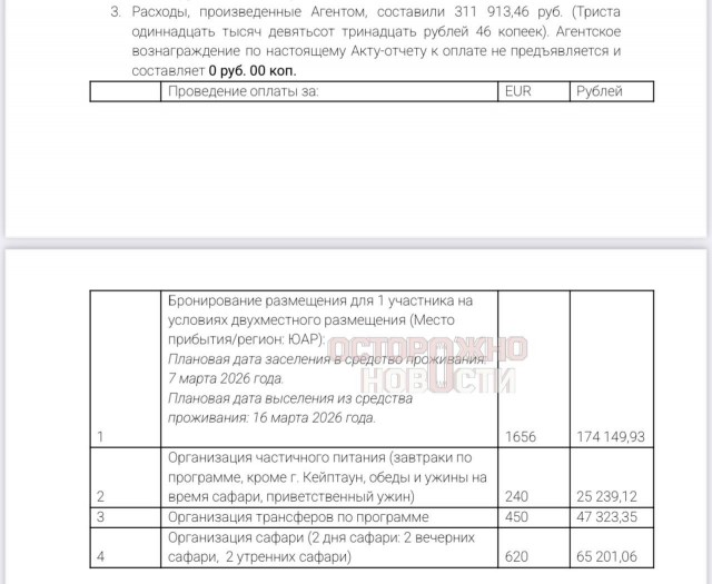 Турфирма отказалась возвращать москвичкам деньги за поездку в ЮАР, которая сорвалась из-за войны в Иране