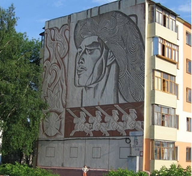 Раскраска серых домов и зданий